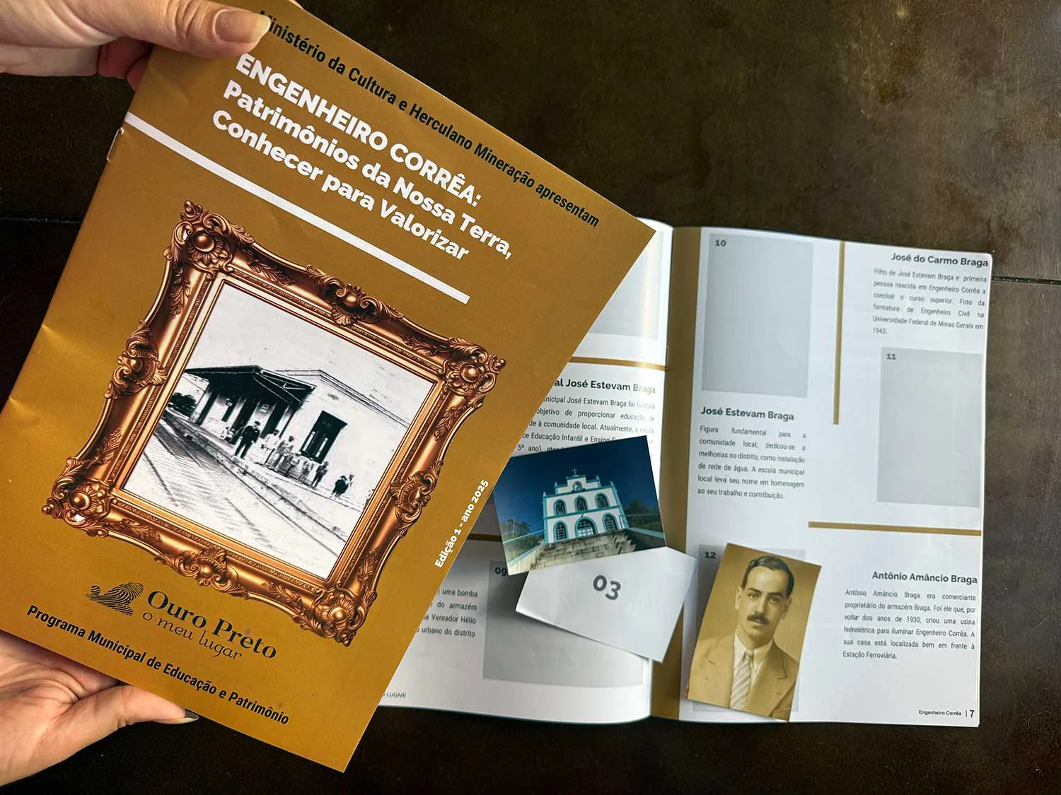 Engenheiro Corrêa ganha álbum de figurinhas que valoriza sua história e patrimônio cultural